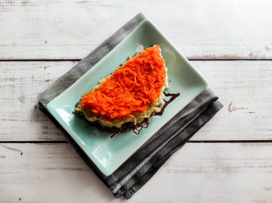 Салат "Лимонная долька" со шпротами