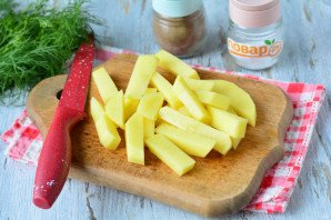 Жареная картошка с грудинкой