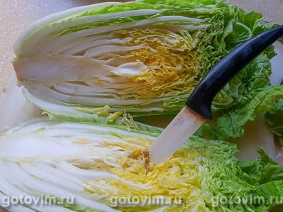 Пекинская капуста в рукаве для запекания