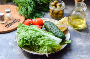 ПП салат из пекинской капусты