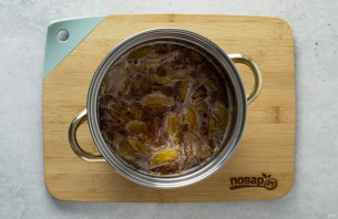 Варенье из яблок и персиков