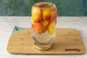 Компот из персиков без стерилизации