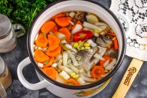 Заливное из ухи