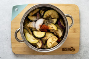 Лечо из баклажанов