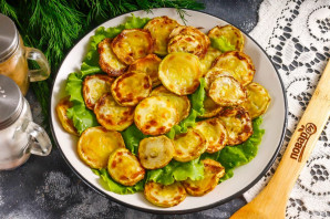 Салат из кабачков с тунцом