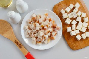 Салат с копчёной рыбой