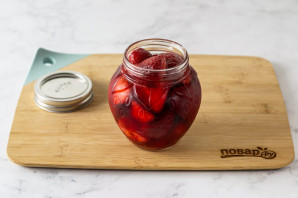 Клубника с сахаром на зиму