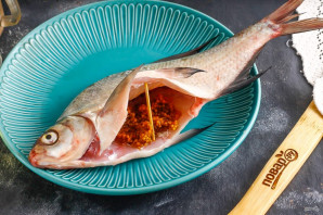 Лещ в соли в духовке Лещ в соли в духовке