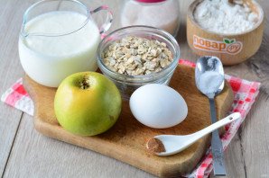 Маффины с овсяными хлопьями и яблоками Маффины с овсяными хлопьями и яблоками