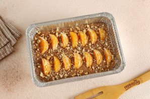 Шоколадный пирог с мандаринами Шоколадный пирог с мандаринами