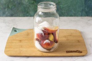 Компот из персиков без стерилизации Компот из персиков без стерилизации