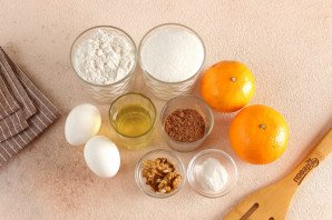 Шоколадный пирог с мандаринами Шоколадный пирог с мандаринами