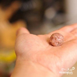 Суп с фрикадельками и помидорами Суп с фрикадельками и помидорами