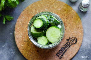 Огурцы кружочками на зиму