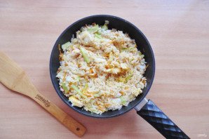 Вок с рисом и курицей