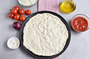 Пицца с шампиньонами