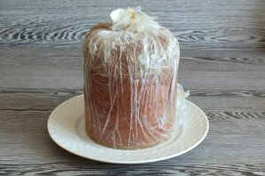 Ливерная колбаса в ветчиннице