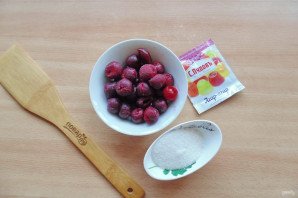 Желе из вишни с агар-агаром