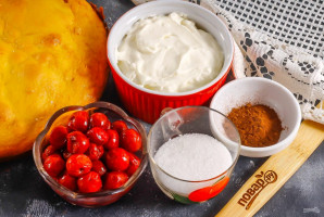 Трайфлы с вишней