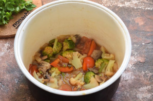 Овощное рагу в мультиварке для диабетиков