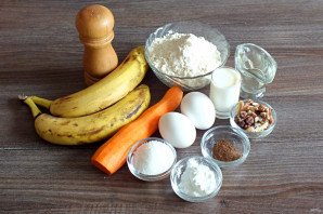 Морковно-банановый пирог Морковно-банановый пирог