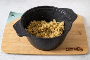 Тыква фаршированная киноа