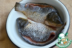 Карп с жареным луком