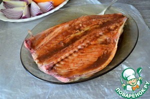 Медовая скумбрия-гриль