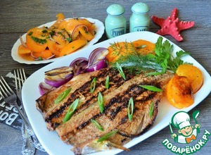 Медовая скумбрия-гриль