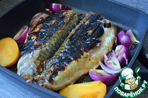 Медовая скумбрия-гриль