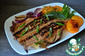 Медовая скумбрия-гриль