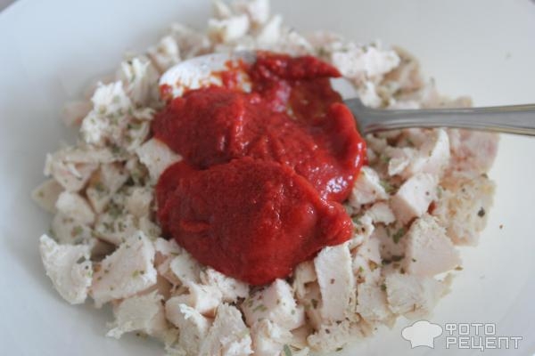 Рецепт: Чиабатта с начинкой - с беконом и сыром