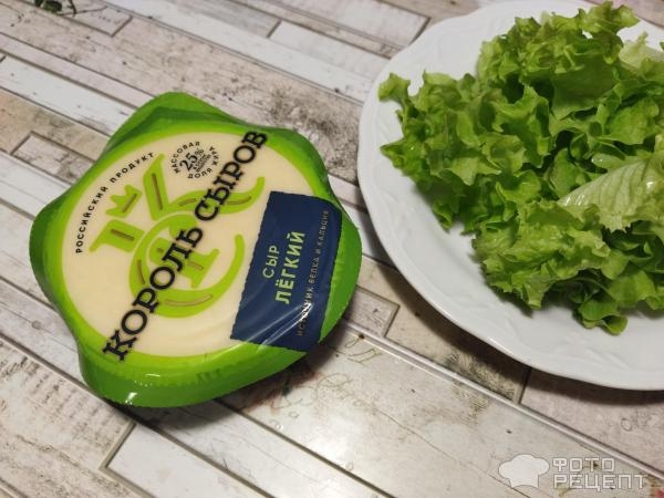 Рецепт: Куриное филе со стручковой фасолью - под творожной заливкой в духовке