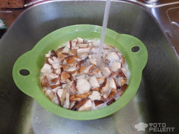 Рецепт: Лесные грибы отварные в заморозку - на все случаи жизни