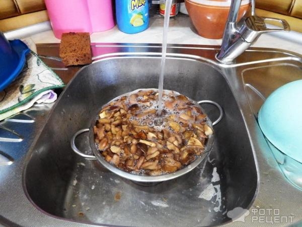 Рецепт: Лесные грибы отварные в заморозку - на все случаи жизни