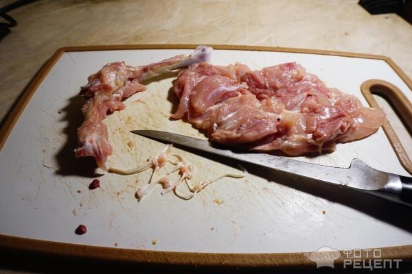 Рецепт: Окорочка во французском стиле с булгуром - с вялеными помидорами, моцареллой и базиликом Рецепт: Окорочка во французском стиле с булгуром - с вялеными помидорами, моцареллой и базиликом