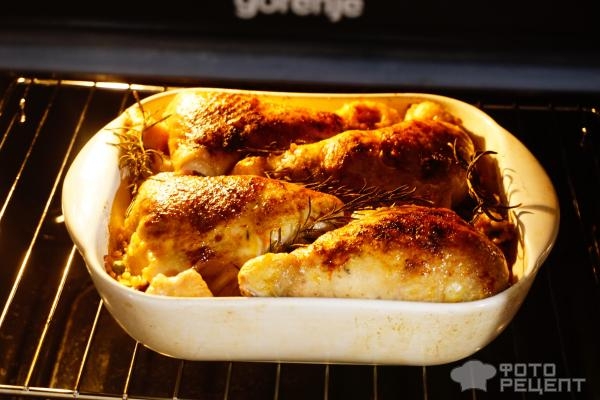 Рецепт: Окорочка во французском стиле с булгуром - с вялеными помидорами, моцареллой и базиликом Рецепт: Окорочка во французском стиле с булгуром - с вялеными помидорами, моцареллой и базиликом