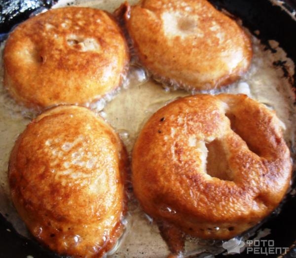 Рецепт: Оладьи из ржаной муки - на кефире Рецепт: Оладьи из ржаной муки - на кефире