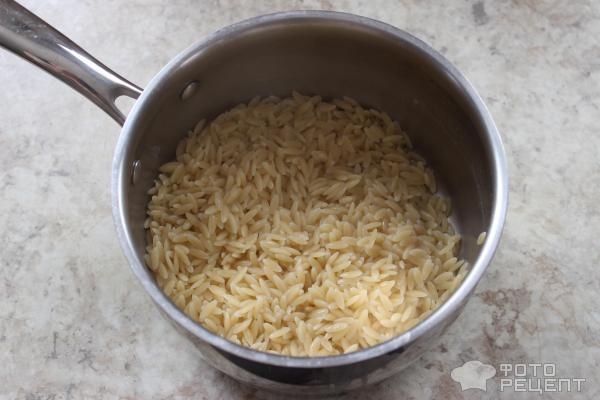 Рецепт: Паста с беконом и лисичками в сливочном соусе - с пастой орзо без бекона