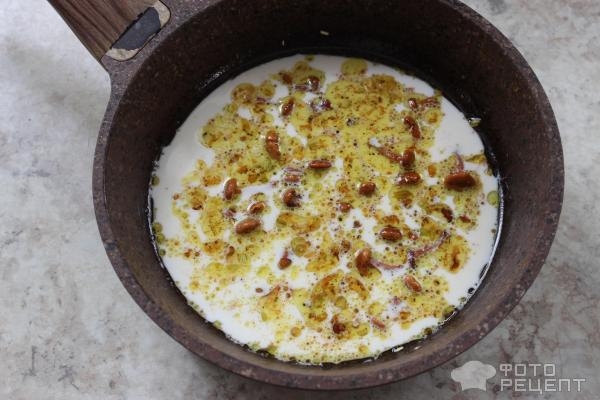 Рецепт: Паста с беконом и лисичками в сливочном соусе - с пастой орзо без бекона