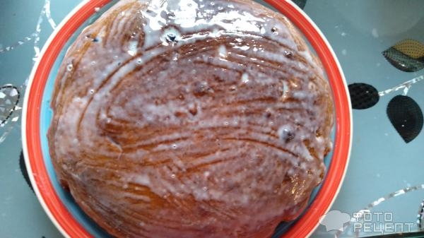 Рецепт: Пирог "Чайный" - с изюмом