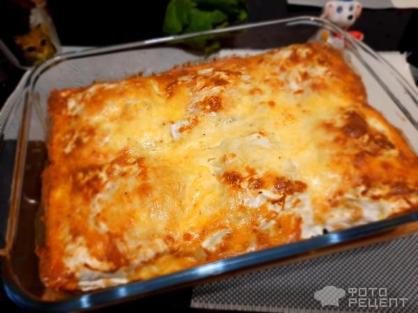 Рецепт: Рыба запеченная в лаваше - Шпинат, филе хека , лаваш!