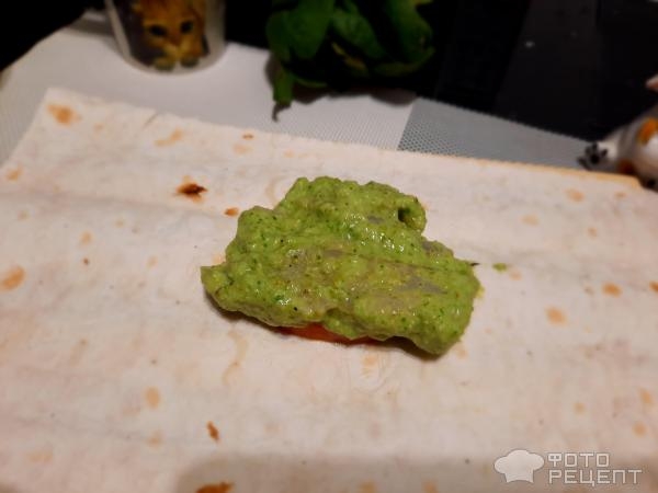 Рецепт: Рыба запеченная в лаваше - Шпинат, филе хека , лаваш!