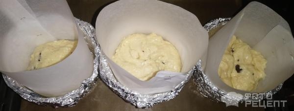 Рецепт: Творожный кулич - ... воздушный, нежный и вкусный ...