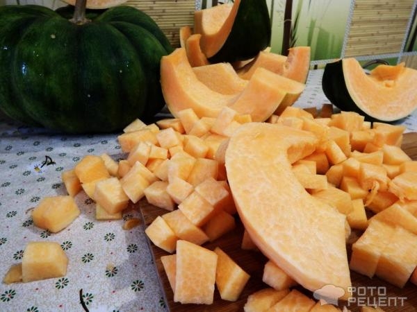 Рецепт: Варенье из тыквы - для пирогов и просто к чаю, тыква как манго