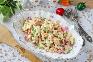 Салат из морского окуня