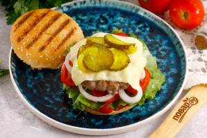 Бургеры на электрогриле