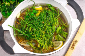 Раки с лимоном