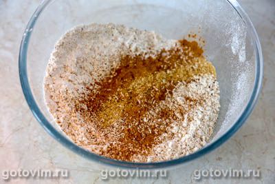 Бананово-тыквенный кекс с вяленой клюквой