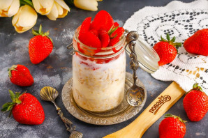 Ленивая овсянка с творогом